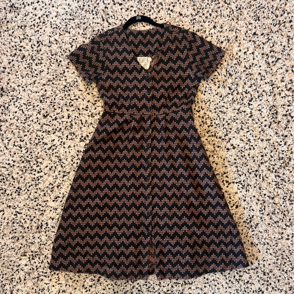Ace and Jig Greta Dress in Herringbone